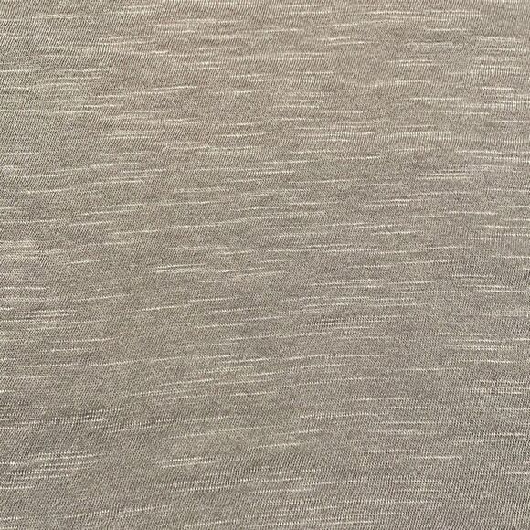 Loft neutral gray asymmetrical ruffle appliqué detail sleeveless MP - Picture 7 of 10